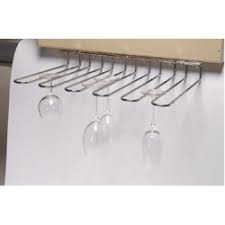 Glashalter chromiert - Decke-Wandhalterung